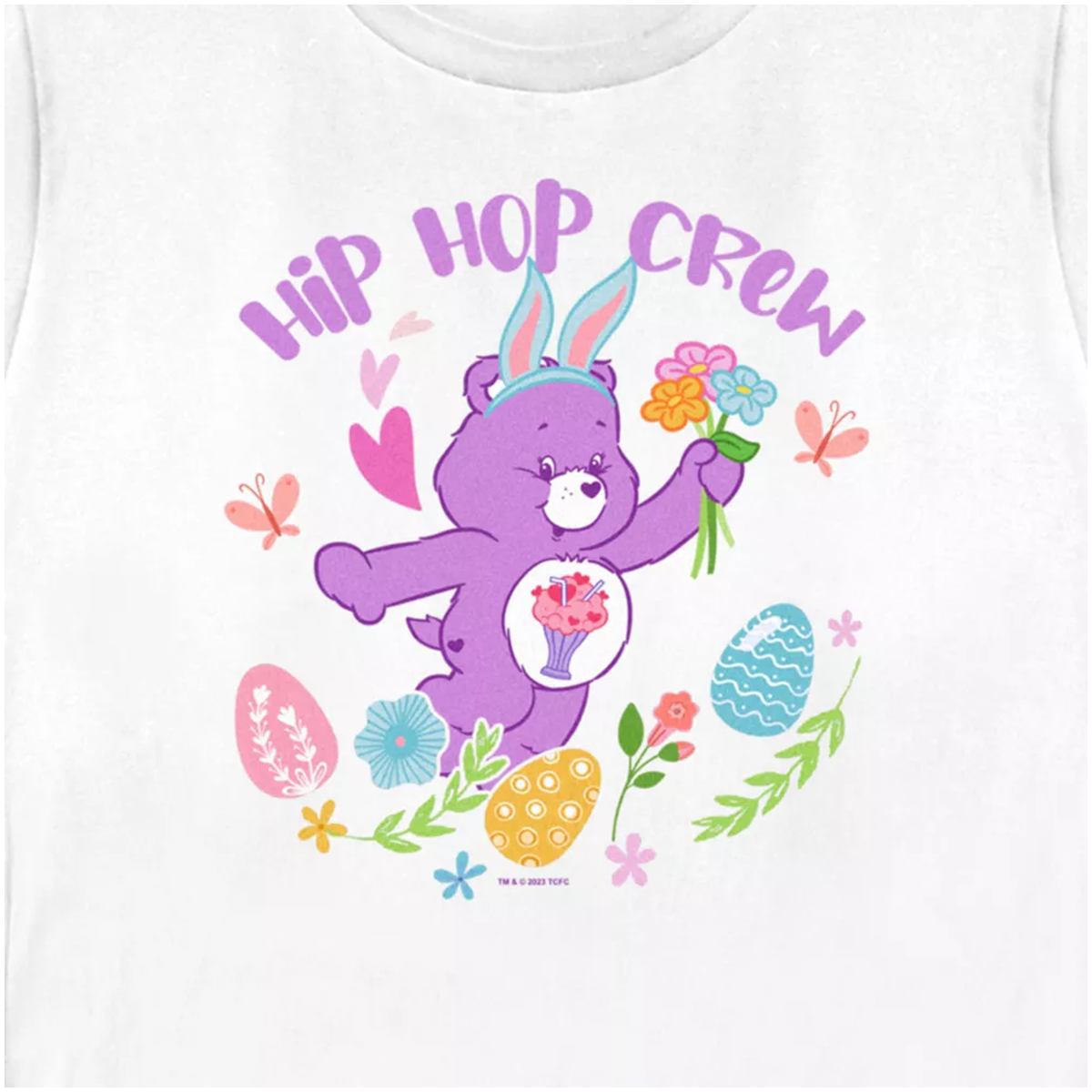 Care Bears™ | Women's Hip Hop Crew T-Shirt | White | XL