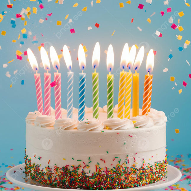 Birthday Candles | 24 Candles | 12 Holders