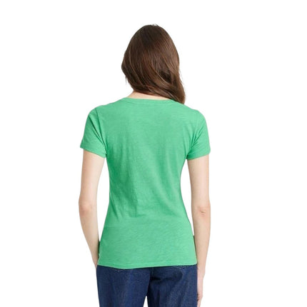 Universal threads™ Womens V-Neck Soft Cotton Fitted T-Shirt