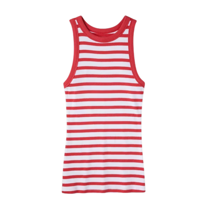 A New Day™ Women's Slim Fit Ribbed Striped Tank Top