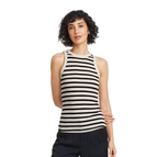 X-Small / Cream/Black Striped