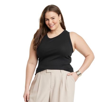 A New Day™ Women's Slim Fit Ribbed Tank Top