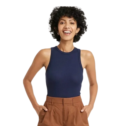 A New Day™ Women's Slim Fit Ribbed Tank Top