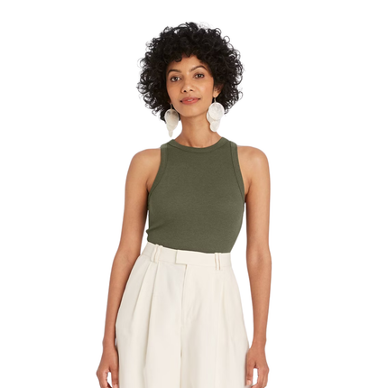 A New Day™ Women's Slim Fit Ribbed Tank Top
