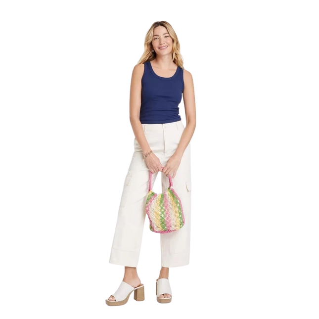 Universal Threads™ Woman's Ribbed Shrunken Tank Top