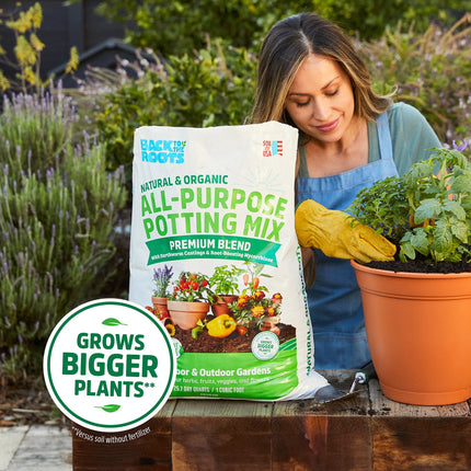 Back to the Roots™ | Organic Potting Mix All-Purpose Premium Blend Soil | 1 cu ft