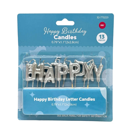 Momentum Brands™ | Happy Birthday Candles | Mixed