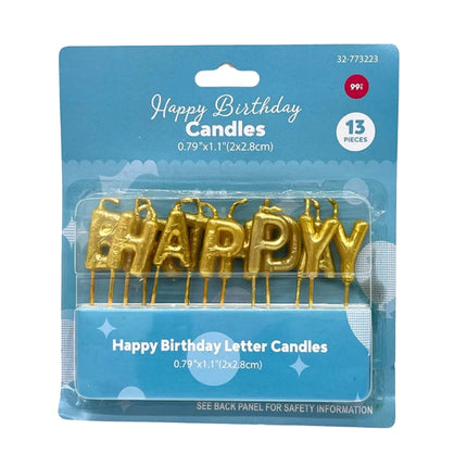 Momentum Brands™ | Happy Birthday Candles | Mixed