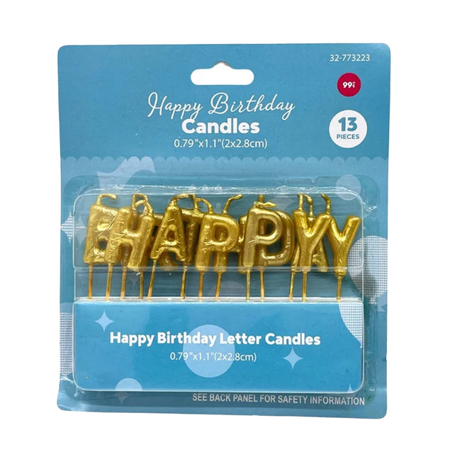 Momentum Brands™ | Happy Birthday Candles | Mixed