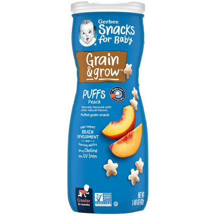 Gerber Snacks™ | Peach Puffs | 1.48oz