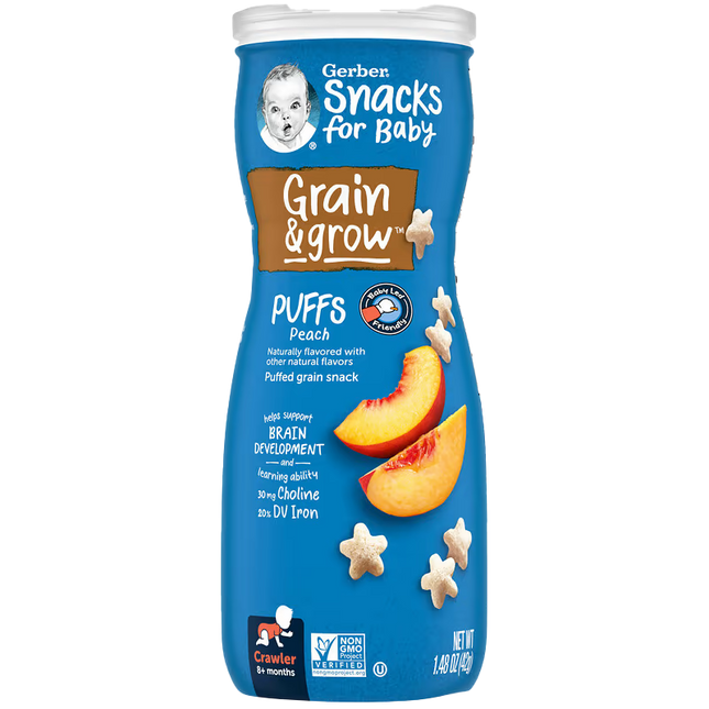 Gerber Snacks™ | Peach Puffs | 1.48oz