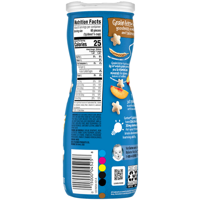 Gerber Snacks™ | Peach Puffs | 1.48oz